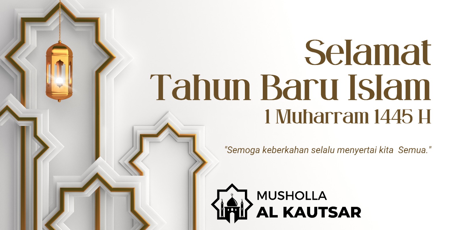 Sambut Tahun Baru Islam 1445 H, ini Susunan acaranya di Musholla Al Kautsar